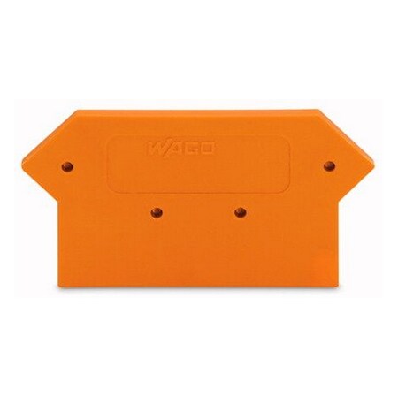 Wago Corporation END AND INTERMEDIATE PLATE, 3 MM THICK, ORANGE 281-317